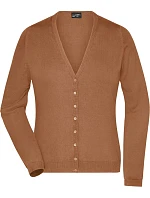 Daiber JN 660 Dámský pletený cardigan s výstřihem do V 02.0660 camel Daiber JN 660 Dámský pletený cardigan s výstřihem do V 02.0660 camel