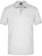 Daiber JN 710 Pánské elastické piqué polo 02.0710 grey heather Daiber JN 710 Pánské elastické piqué polo 02.0710 grey heather