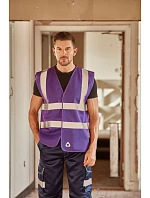 Yoko HVW 120 Hi-Vis síťovaná bezpečnostní vesta 79.W120 royal blue Yoko HVW 120 Hi-Vis síťovaná bezpečnostní vesta 79.W120 royal blue