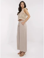 Kalhoty D73761M62237B tmavě lila