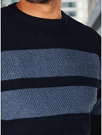 Pánský tmavě modrý svetr FashionStreet WX2330