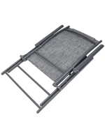 ZAHRADNÍ SEDADLA 57x68x106CM 2xTEXTLINE 7 POLOH SADA S OPĚRKOU HLAVY.2 ks