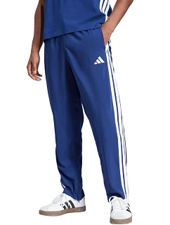 Pánské kalhoty adidas Essentials 3-Stripes Stanford Open Hem modré JE6400