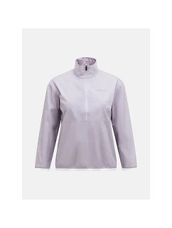 Dámská bunda PEAK PERFORMANCE W Half Zip Wind Jacket, šedá