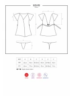 Župan 825-PEI peignoir - Obsessive Župan 825-PEI peignoir - Obsessive