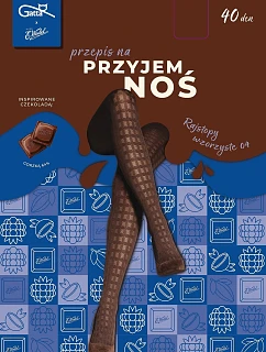 Punčocháče Gatta Wedel vzor 04, 40 den, 2–4