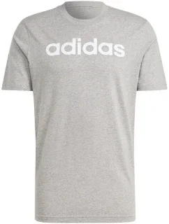 Adidas Essentials Single Jersey Linear Embroidered Logo Tee M IC9277 pánské