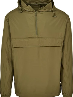 Build your Brand BY 096 Větrovka s 1/4 zipem 56.0096 olive