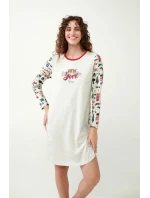 Vamp - Dámská noční košile s potiskem 21654 - Vamp Vamp - Dámská noční košile s potiskem 21654 - Vamp