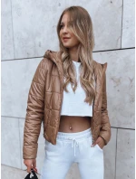 Dámská krátká prošívaná bunda SPORT HEVEN zlatá FashionStreet TY3708