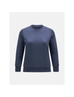 Mikina Peak Performance W Original Small Logo Crew modrá