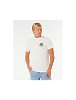 Pánské tričko RIP CURL Wettie Passage Icon Tee, bílé Pánské tričko RIP CURL Wettie Passage Icon Tee, bílé