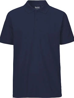 Neutral O 20080 Pánské piqué polo z bio bavlny 77.2080 navy