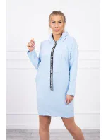 Šaty s kravatou modré Šaty s kravatou modré