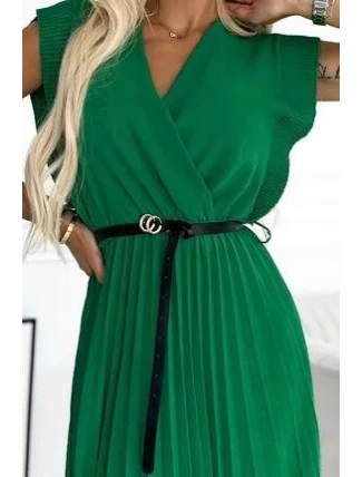 Dímské šaty 485-1 zelené - Numoco Dímské šaty 485-1 zelené - Numoco