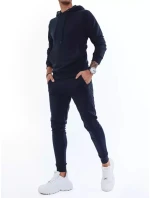 Pánské tmavě modré tepláky FashionStreet AX0429