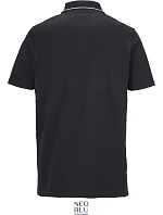 NEOBLU Orel Unisex piqué polo z těžké bavlny 24.4337 deep black NEOBLU Orel Unisex piqué polo z těžké bavlny 24.4337 deep black
