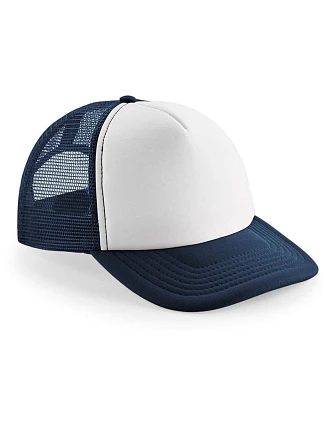 Beechfield B 645 5 panelová kšiltovka Vintage Trucker 53.0645 french navy/white