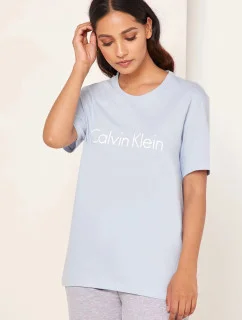 Dámské tričko QS6105E-7JC modrá - Calvin Klein