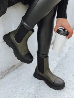 Dámské kozačky DENTAR zelené FashionStreet ZY0411