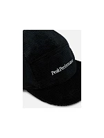 Čepice PEAK PERFORMANCE Cord Cap, černá Čepice PEAK PERFORMANCE Cord Cap, černá