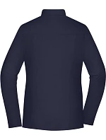 Daiber JN 1371 Popelínová halenka slim fit s dlouhým rukávem 02.1371 navy Daiber JN 1371 Popelínová halenka slim fit s dlouhým rukávem 02.1371 navy
