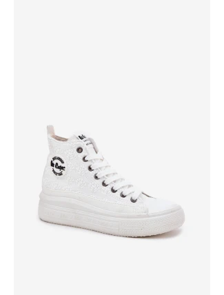 Dámské Tenisky Na Platformě Lee Cooper LCW-25-44-3209L Bílé Dámské Tenisky Na Platformě Lee Cooper LCW-25-44-3209L Bílé