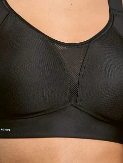 smart control sportovní podprsenka moldovaná, clean cut 5530 black - Active