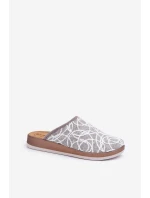 Lesklé dámské pantofle Inblu CT000028 Šedé