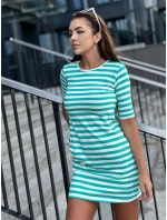 TW SK 2092 šaty.83P bílá zelená TW SK 2092 šaty.83P bílá zelená