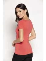 Halenka Carla s krátkým rukávem Papaya - Babell Halenka Carla s krátkým rukávem Papaya - Babell