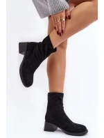 Boty na podpatku model 189840 Step in style Boty na podpatku model 189840 Step in style