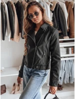 Dámská kožená bunda DARKGLORY black FashionStreet TY4963 Dámská kožená bunda DARKGLORY black FashionStreet TY4963