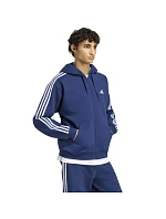 Pánská mikina adidas Essentials 3-Stripes Fleece Full-Zip Hoodie, tmavě modrá KY4144 Pánská mikina adidas Essentials 3-Stripes Fleece Full-Zip Hoodie, tmavě modrá KY4144