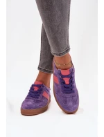 Semišové tenisky Vinceza – fialové