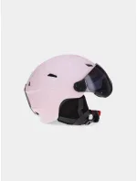 Dámská lyžařská helma s vestavěnými brýlemi 4FWAW23AHELF032-56S Světle růžová - 4F Dámská lyžařská helma s vestavěnými brýlemi 4FWAW23AHELF032-56S Světle růžová - 4F