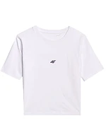 Dámské tričko 4F F2971 bílé 4FWAW25TTSHF2971 10S