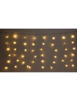 VÁNOČNÍ STROMEK SVĚTLA VENKOVNÍ/VNITŘNÍ SVĚTELNÝ ZÁVĚS 120 VEDL 300X60CM S DÁLKOVÝM OVLÁDÁNÍM TEPLÁ BÍLÁ