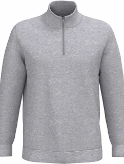 Kariban K 478 Mikina s 1/4 zipem 20.K478 oxford grey