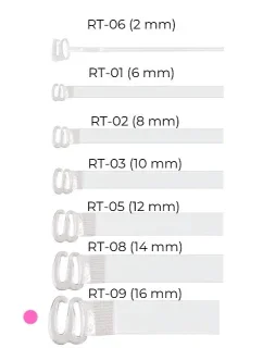 Julimex RT 09 silikonové pásky 16 mm