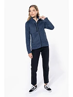 Kariban K 9107 Dámská melanžová pletená fleecová bunda 20.9107 dark khaki melange Kariban K 9107 Dámská melanžová pletená fleecová bunda 20.9107 dark khaki melange