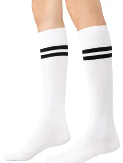 Steven 072 bavlna s pruhy barva:bílá