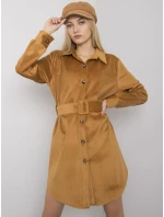 Šaty DHJ SK 10333.12P velbloud Šaty DHJ SK 10333.12P velbloud