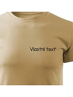 Personalizované pánské tričko s vlastním textem 