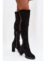 Kozačky na podpatku  model 221155 Step in style