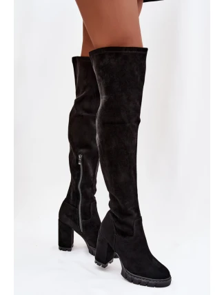 Kozačky na podpatku  model 221155 Step in style