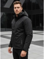 Pánská zimní bunda s kapucí černá FashionStreet TX5119