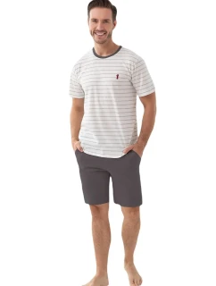 Pánské pyžamo Luna 808 v plné délce M-2XL