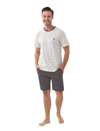 Pánské pyžamo Luna 808 v plné délce M-2XL Pánské pyžamo Luna 808 v plné délce M-2XL