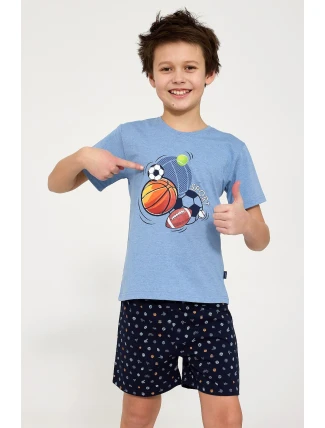 Pyžamo Cornette Young Boy 790/126 Sport kr/r 134-164 Pyžamo Cornette Young Boy 790/126 Sport kr/r 134-164
